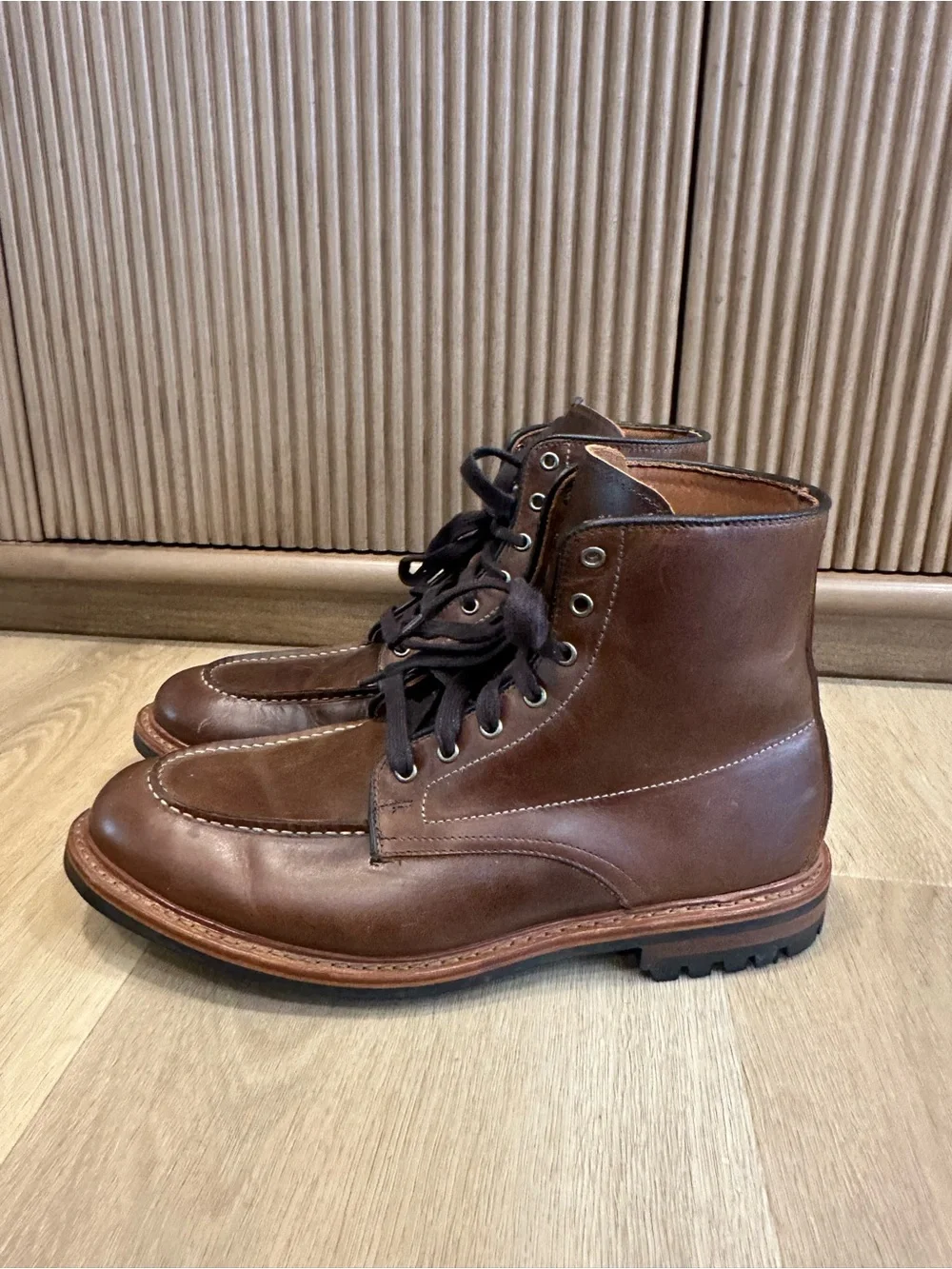 Allen Edmonds CARTER Moc Toe Boots Men's Size 10.5 D